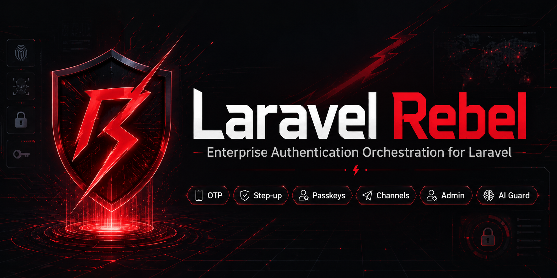 Laravel Rebel — enterprise authentication control plane for Laravel
